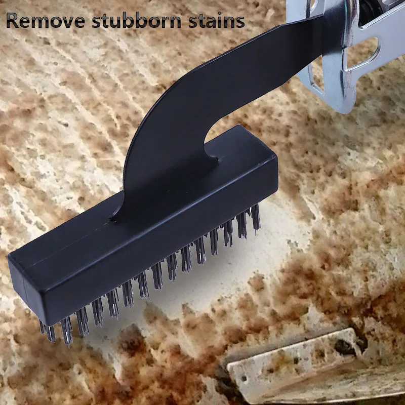 Reciprocating Saw Brush Nylon Steel Cleaning Brush Scraper for Rust-Removal Surface Stains Reciprocating Saw Accessories