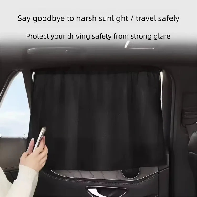 Baby Auto-Sonnenschutzvorhang mit Saugnapf, Cartoon-Design, universeller Seitenfenster-Sonnenschutz, UV-Schutz für Kinder – Detail 2