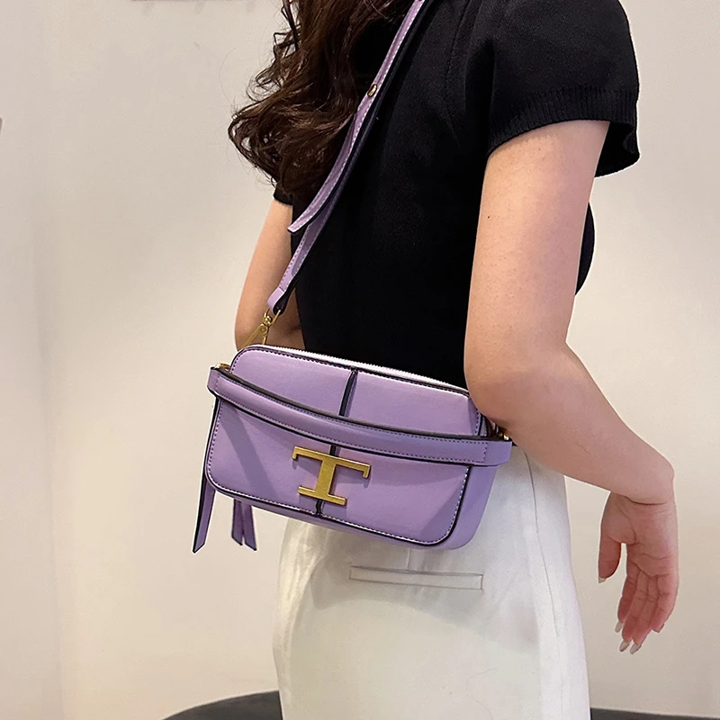 

Женская роскошная кожаная классическая модная дизайнерская сумка через плечо Элегантная сумка через плечо для современного повседневного образа жизни