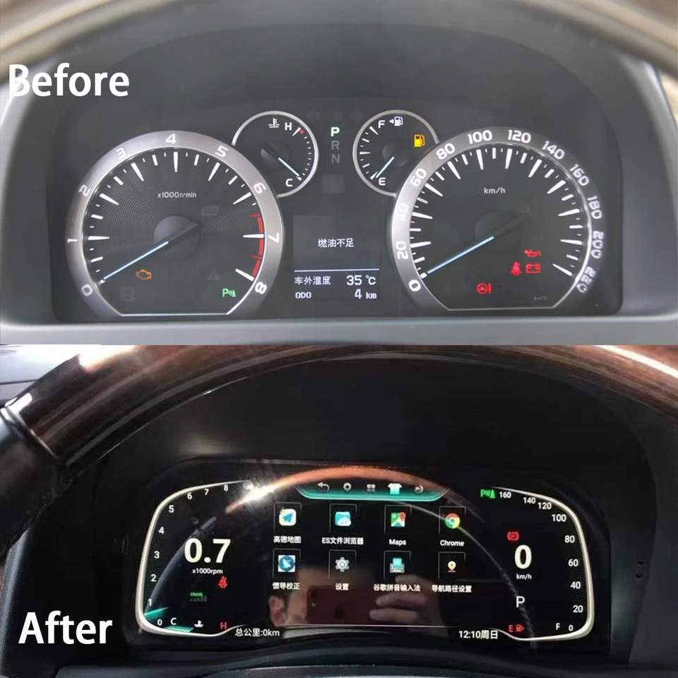 12.3インチ 車載LCDメーター トヨタ アルファード ヴェルファイア AH20