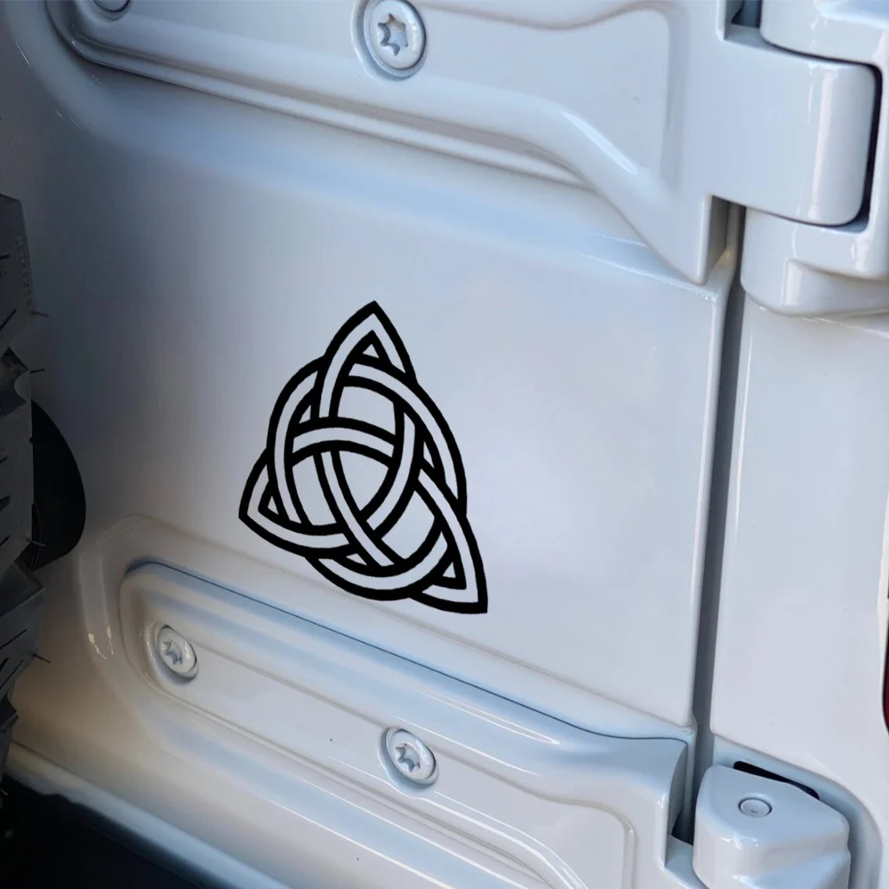 

Виниловая наклейка с кельтским узлом Трикетра для автомобильных окон, бамперов, стен и домашнего декора