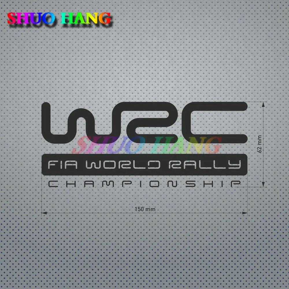 WRC FIA World Rally Championship Decal Sticker Vinyl Car Accessories, Window Racing, High-performance Sports