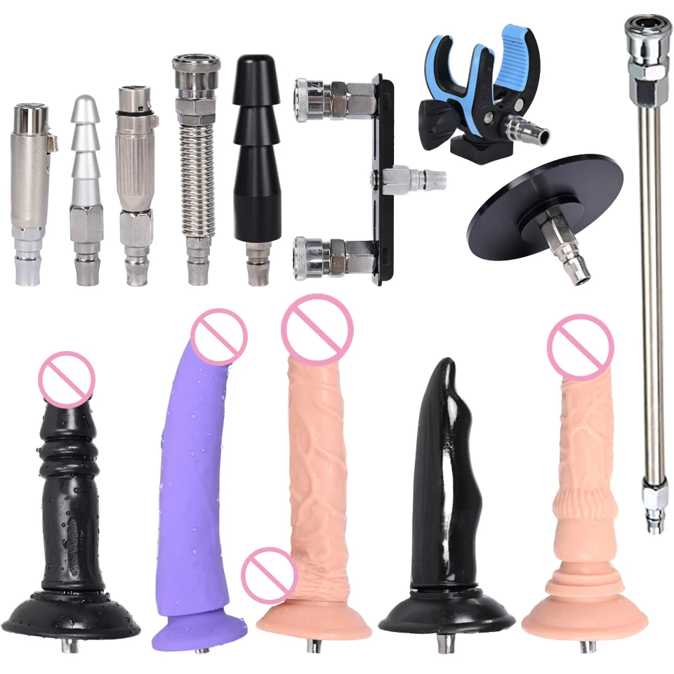 ROUGH BEAST Sex Machine Dildo Attachment for Women Men Vac-U-Lock Anal Plug Masturbator Sex Toy Quick Air Masturbation Machine
