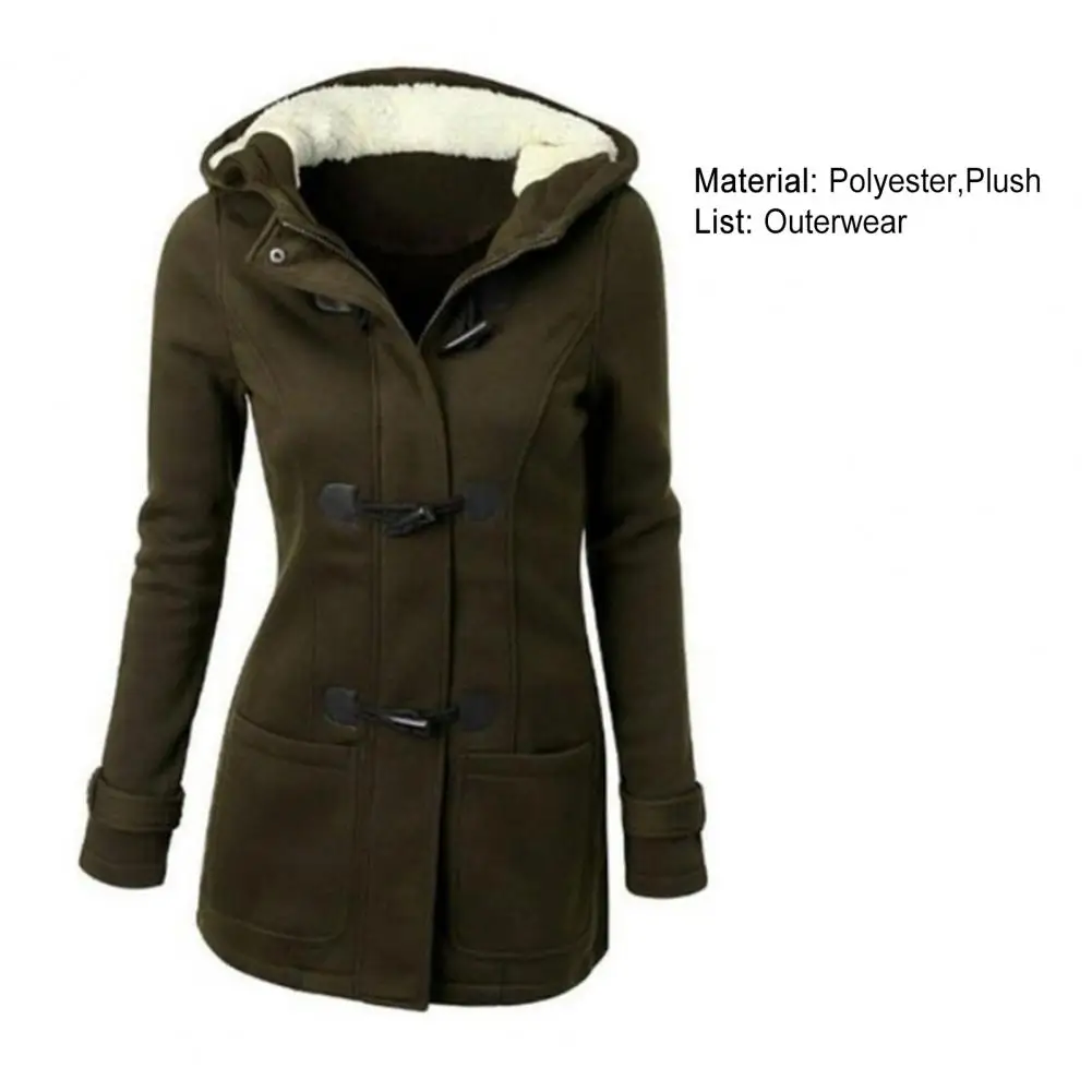 2023 Casual Women Trench Coat Autumn Zipper Hooded Coat Female Long Trench Coat Horn Button Outwear Ladies ToP Pluse Size S-5XL