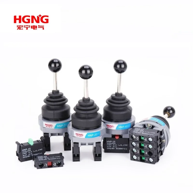 30mm Rotary Power Toggle Joystick Rocker Switch 2 4 Way Position Self Locking Latching Reset Momentary Cross Switches HNP-201