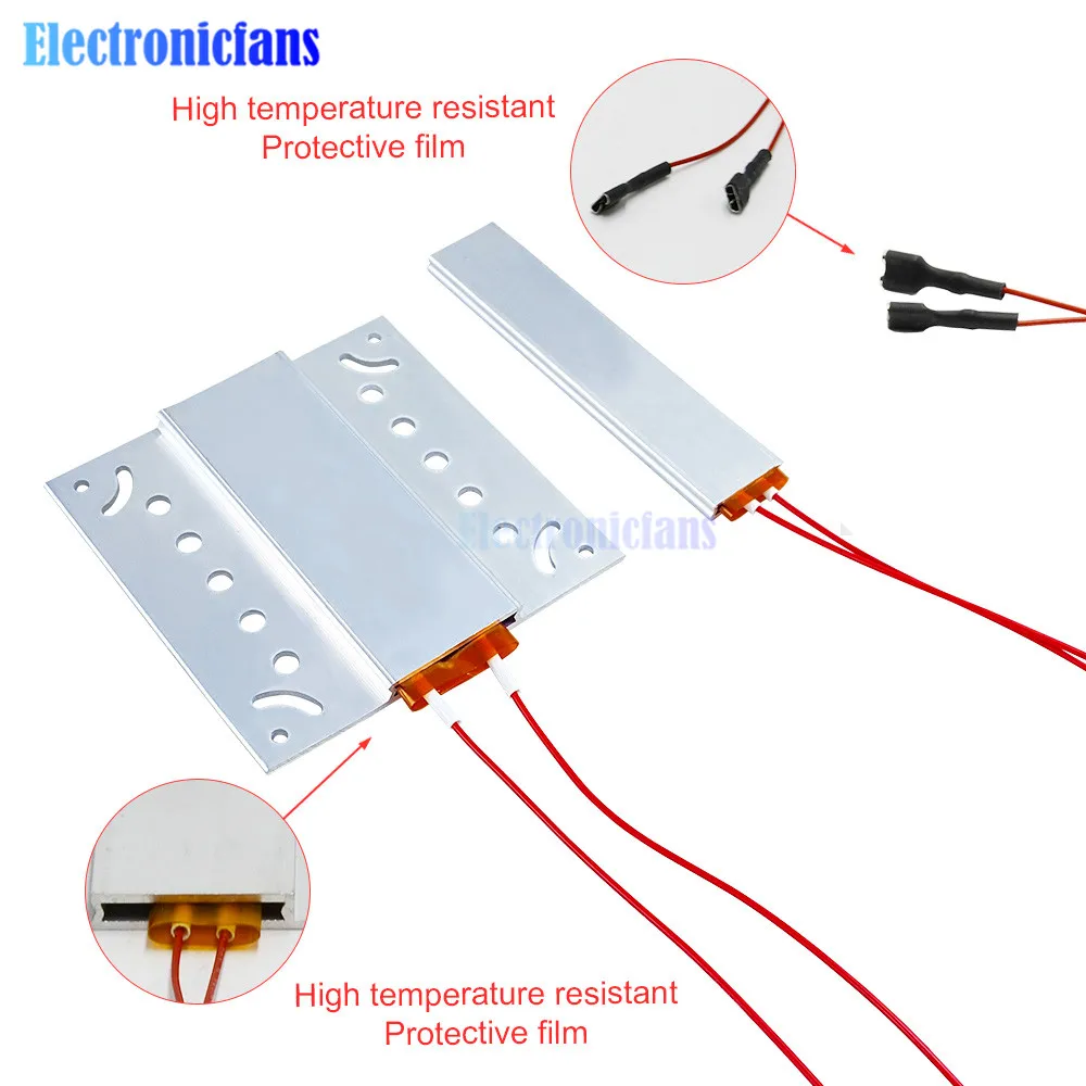 220V 110V 12V Heating Element Fully Automatic PTC Heater Ceramic Heated Incubator Egg Incubator Accessories Incubation Equipment