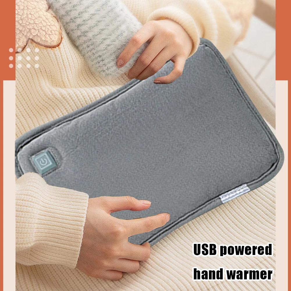 Electric Hand Warmer USB Rechargeable Warming Hand Pillow Electric Heating Pad Warming Sleeping Pillow Explosion-Proof Warmer