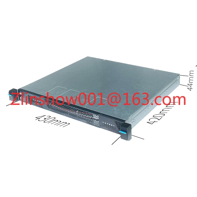 Aluminum Panel 19inch 1u Rackmount Server Chassis Support Atx Motherboard for AI Application
