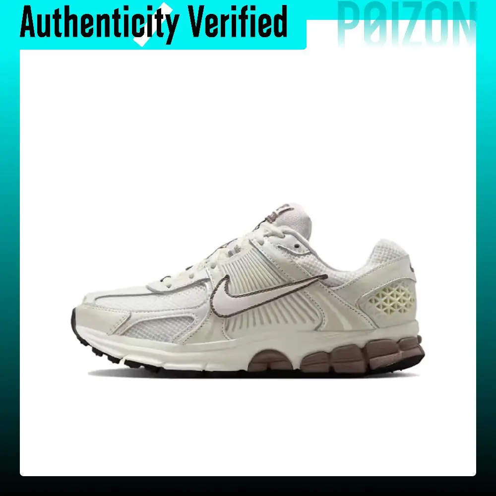 Nike Zoom Vomero 5 Leather, Mesh Cushioning Slip Resistant Breathable Coverage Low top Casual City Commuting IB8129-133