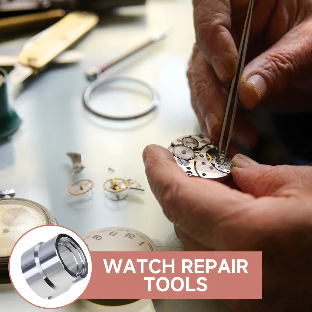 NH35 NH36 Watch Movement Holder Bracket Fits 2824 2892 8200 2813 Movement Mod kit Base Watch Repair Assembly Tools Stand