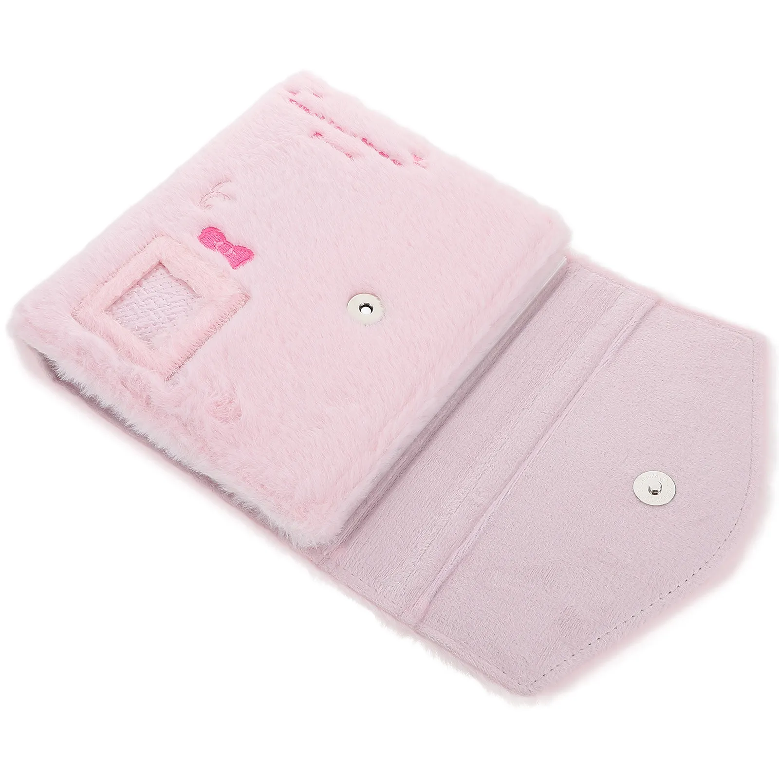 Mini Photo Album for Babies Portable Photocard Binder with Pages Soft Exterior Cute Theme Memory Keeper for Photos