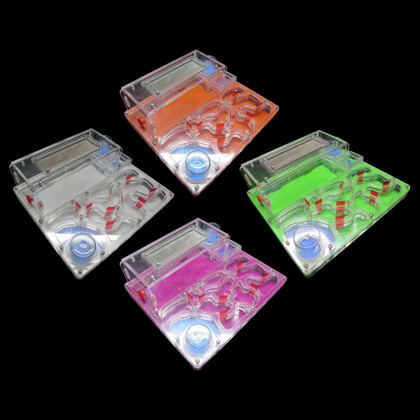 

ANT Nest Farm Transparent Rectangular with Feeding Area Acrylic ANT Vivarium Colony Educational Toy for Stem Learning Toy Kids