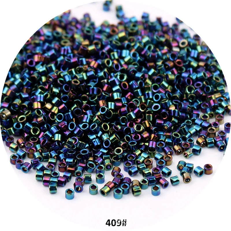 11/0 Glass Beads 1.6mm Uniform Metallic Opaque Color Japanese Seed Beads for Needlework DIY Jewelry Making