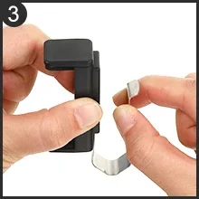 1 PC Garage Door Opener Clip Universal Car Garage Remote Visor Clip Adjustable Compatible with Liftmaster, Sears and Chamberlain