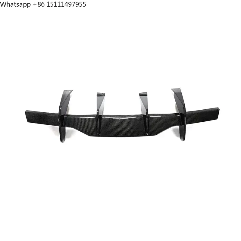 Feebest Carbon Fiber Rear Bumper Diffuser for Chevrolet Corvette C8 2020-2021 Auto Parts Car Accessories