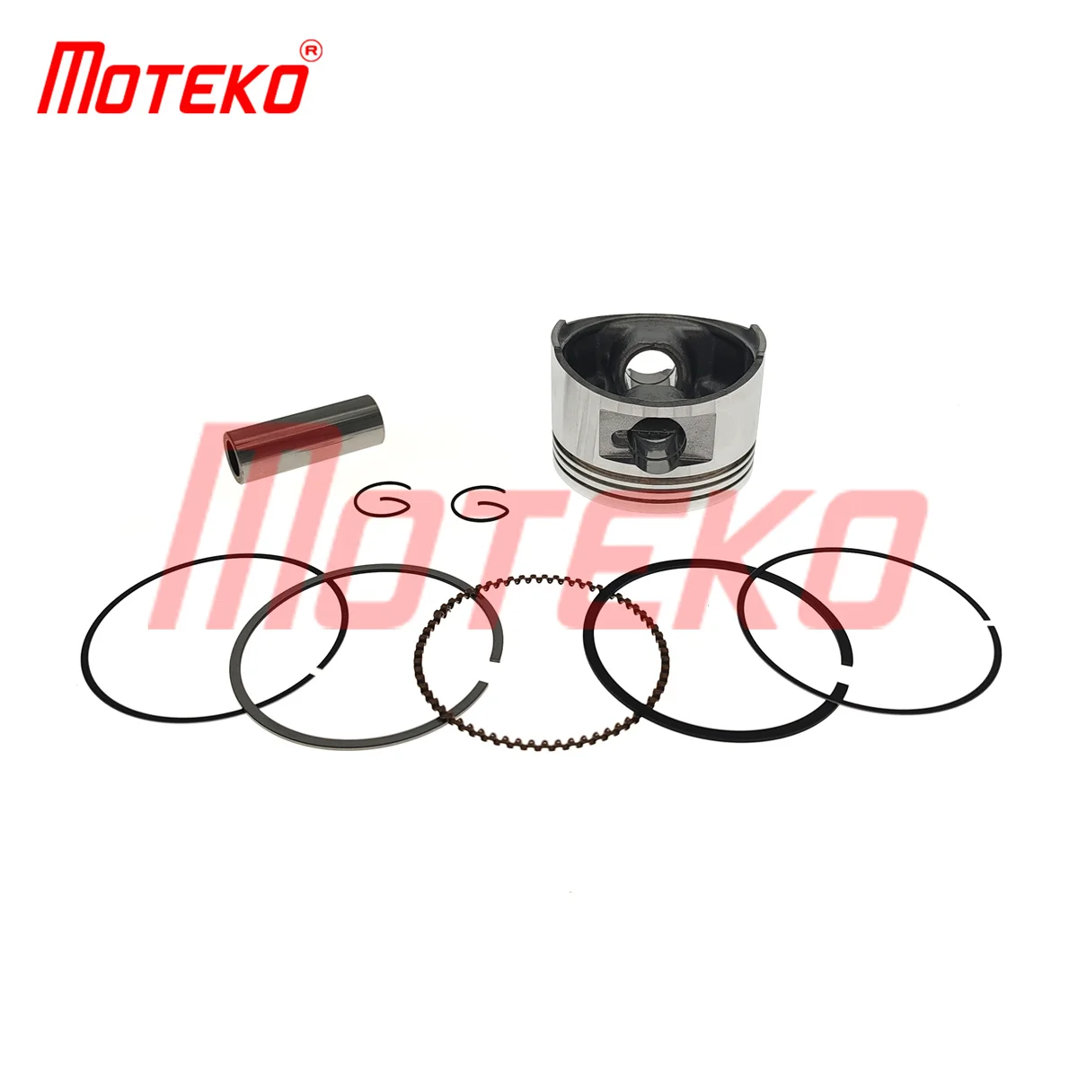 BX1405409 GY6 150CC 57.4MM BORE 15MM PIN PISTON KIT 4T 150CC 157QMJ SCOOTER ENGINE PARTS FOR CHINESE SCOOTERS ATV QUAD