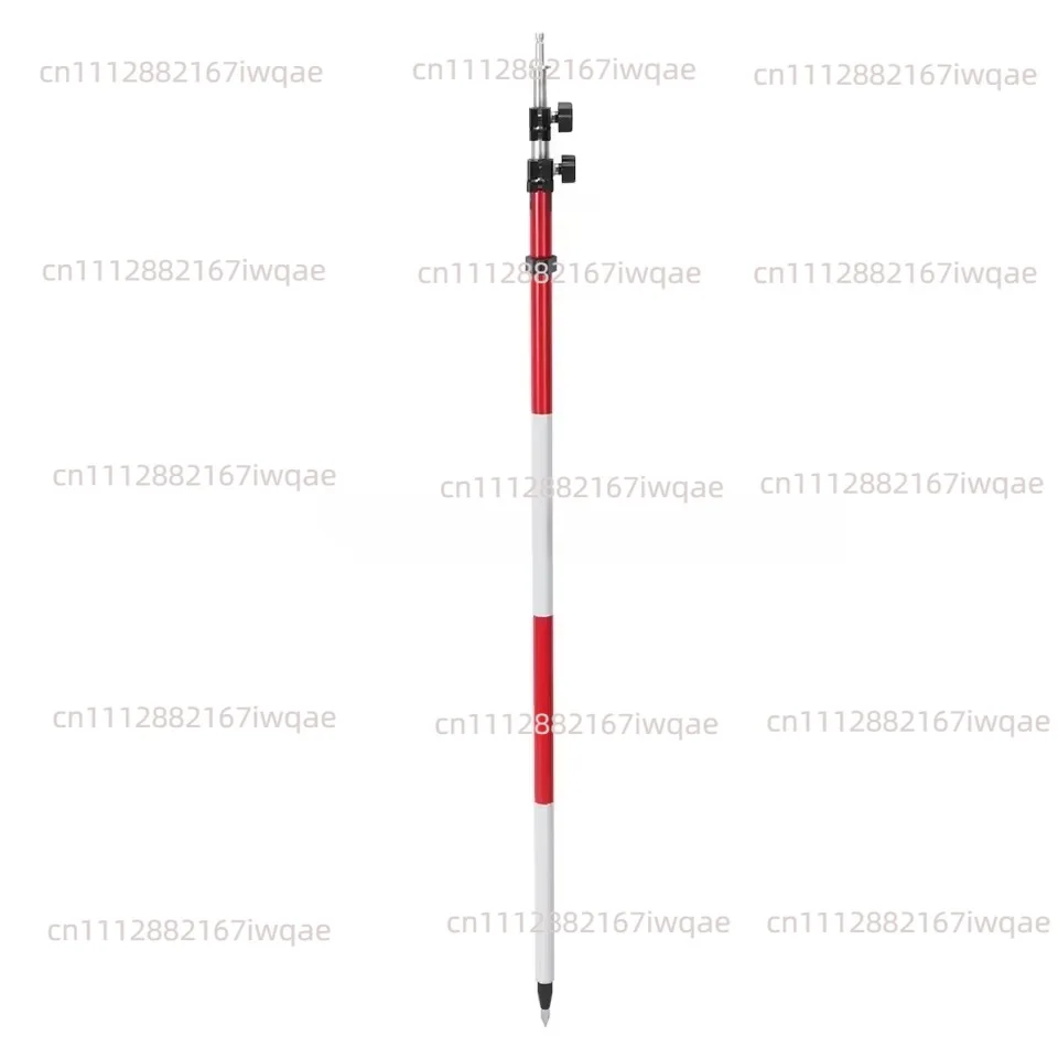 3.6M 4.6M 5.2M Aluminum Telescopic Surveying Prism Pole, Quick High Accuracy,Measuring Accessories Survey And Draw