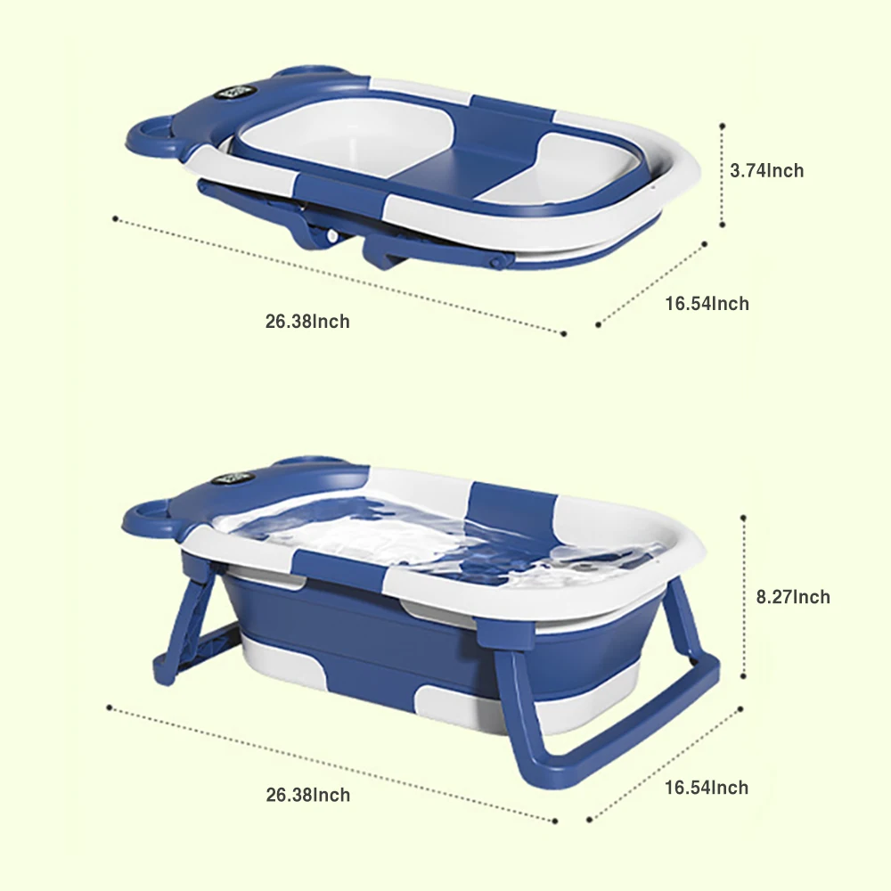 AnGku vasca da bagno pieghevole per bambini più venduta da viaggio vasca da bagno portatile per bambini vasca da bagno per vasca da bagno per bambini