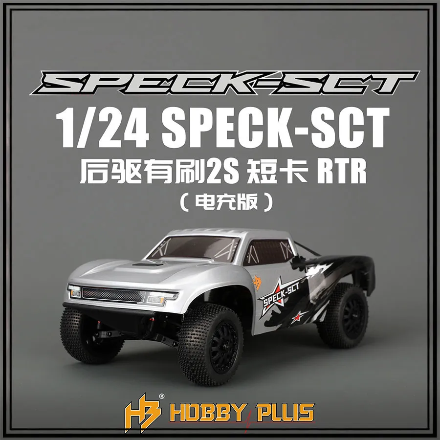 New RC HOBBY PLUS 1/24 SPECK-SCT Brushed & Brushless RC Electric 2WD Short Course Off‑Road Truck RTR Remote Control Toys Gifts