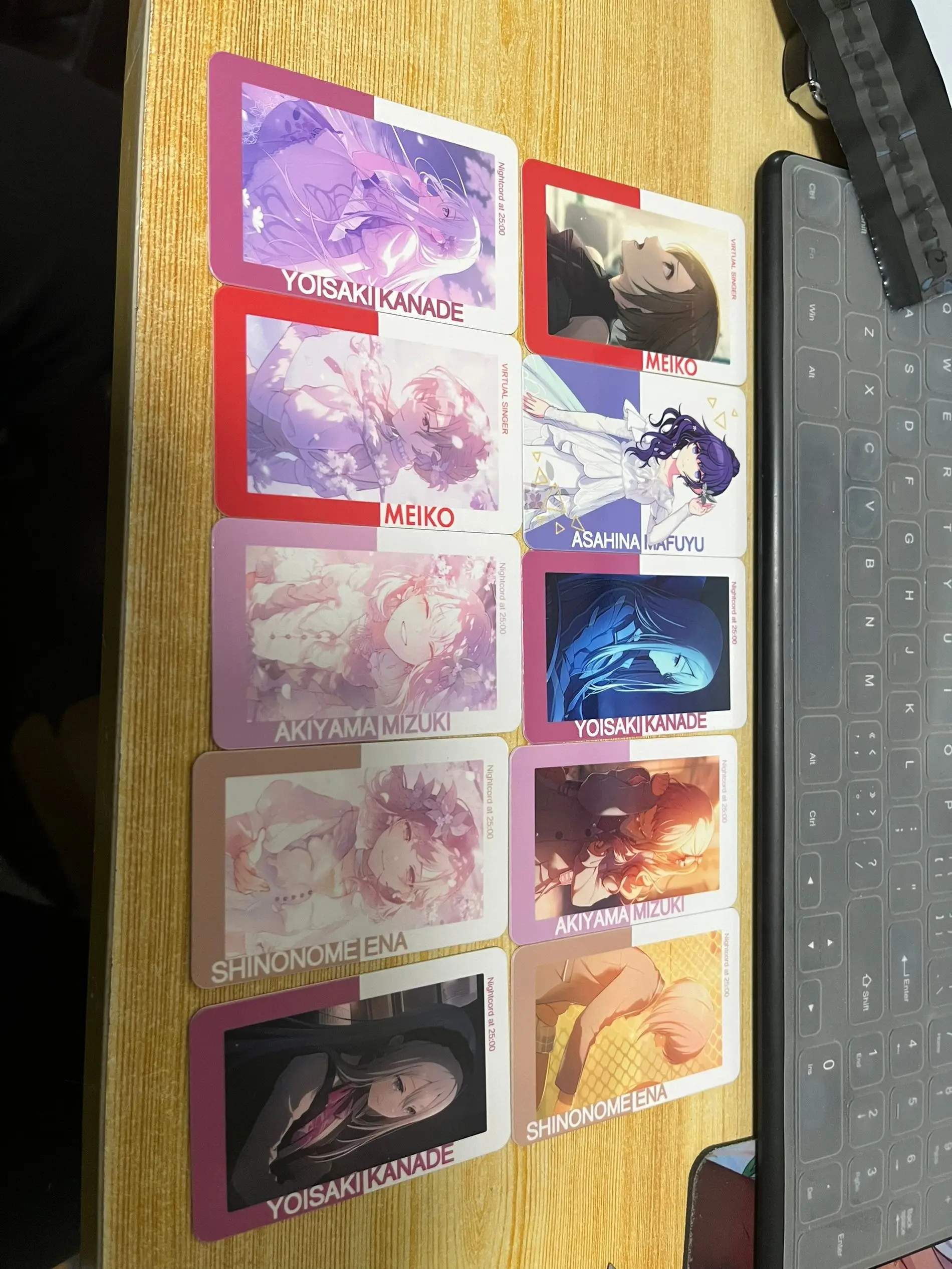 أنيمي Mzk Akiyama Mizuki Project Sekai Yoisaki Kanade Knd Shinonome Ena 25 Nightcord بطاقة بريدية جمع بطاقة صور صورة هدية