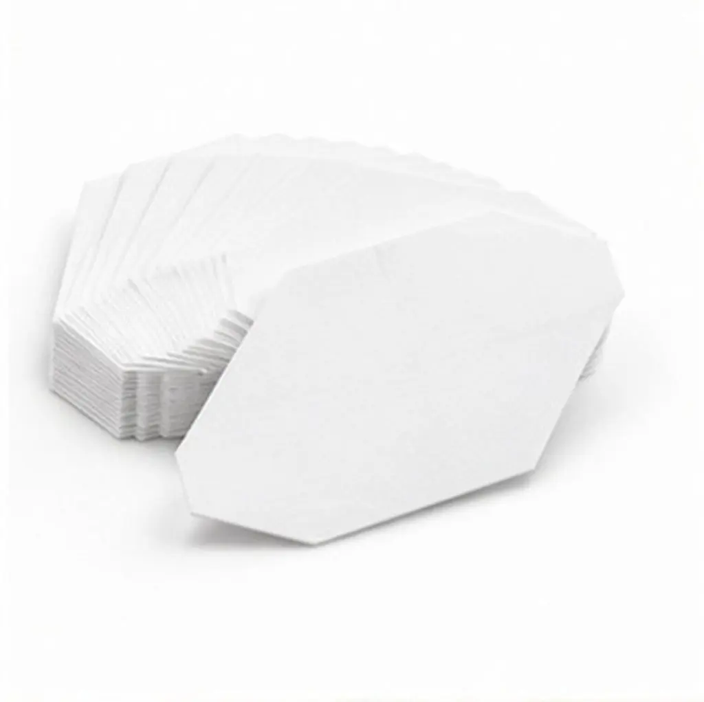 300 Pcs Paper Piecing Template Hexagons Templates Quilting Patterns White for Sewing view 6