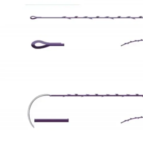 Medical surgery absorbable Barbed thread sutures PDO fish bone thread Disposable Barbed Suture