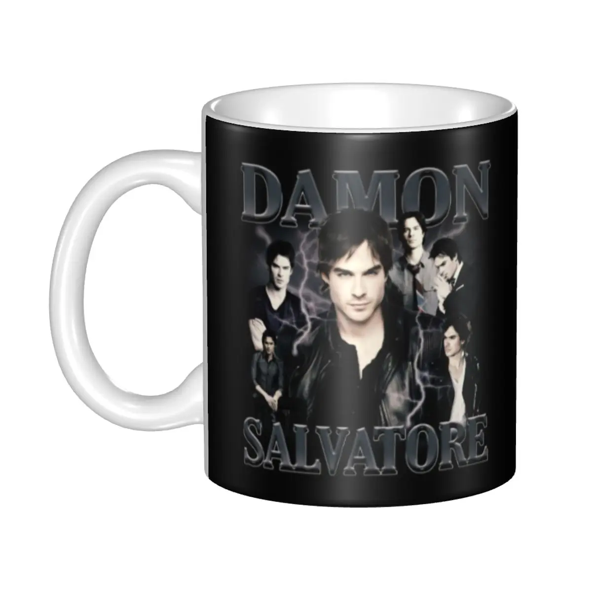 

Custom The Vampire Diaries Coffee Mug DIY Customized Ian Somerhalder Ceramic Milk Tea Mug Cup