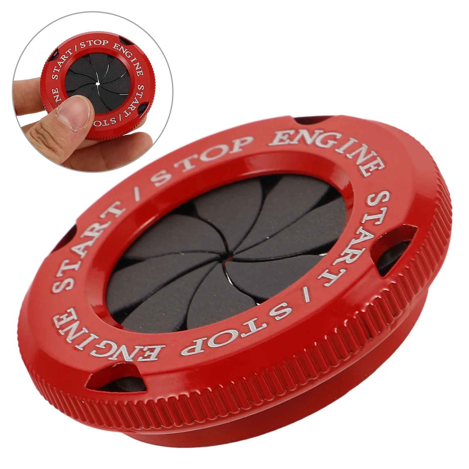 

Rotary Button Decorative Cover Accessories for Decorating Cars Start Engine Women Protector Push Ignition