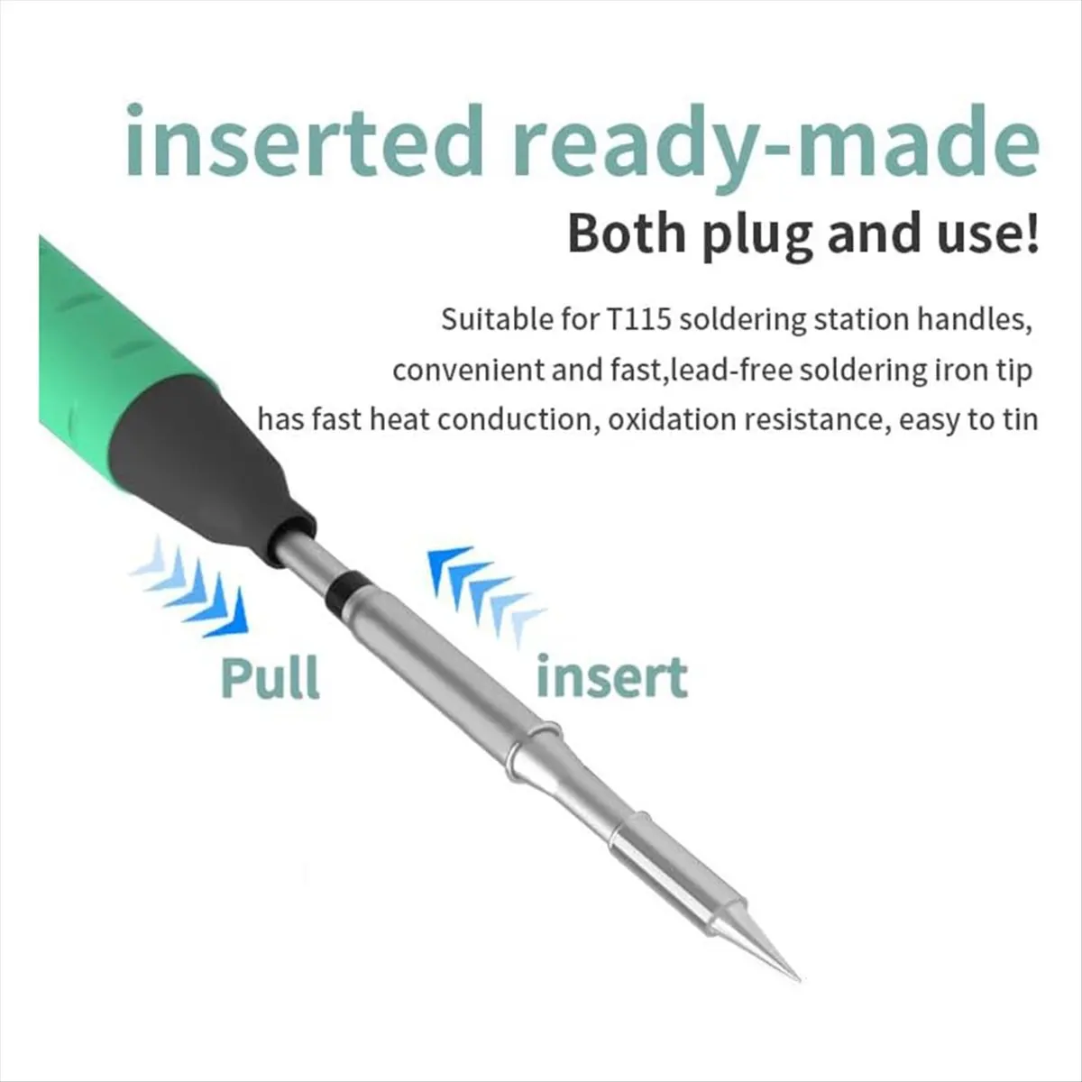 A45I C115 I/is/K Universal C115 Series Soldering Iron Tip Replacement Rapid Warming Soldering Station Welding Solder Tips