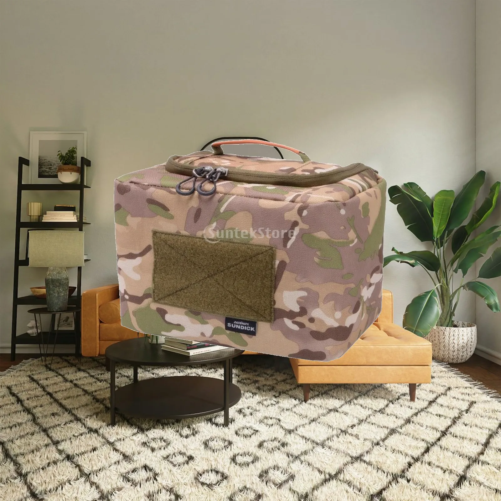Insulated Lunch Bag Reusable Cooler Bag with Zipper Insulated Lunch Box Dirt-Proof Soft Cooler Wear Resistant for Commuters