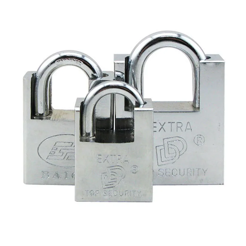 40/50/60mm Stainless Steel Door Padlock Anti-theft Anti-prizing Padlock Open Padlock Anti-theft Combination Lock Door Locks