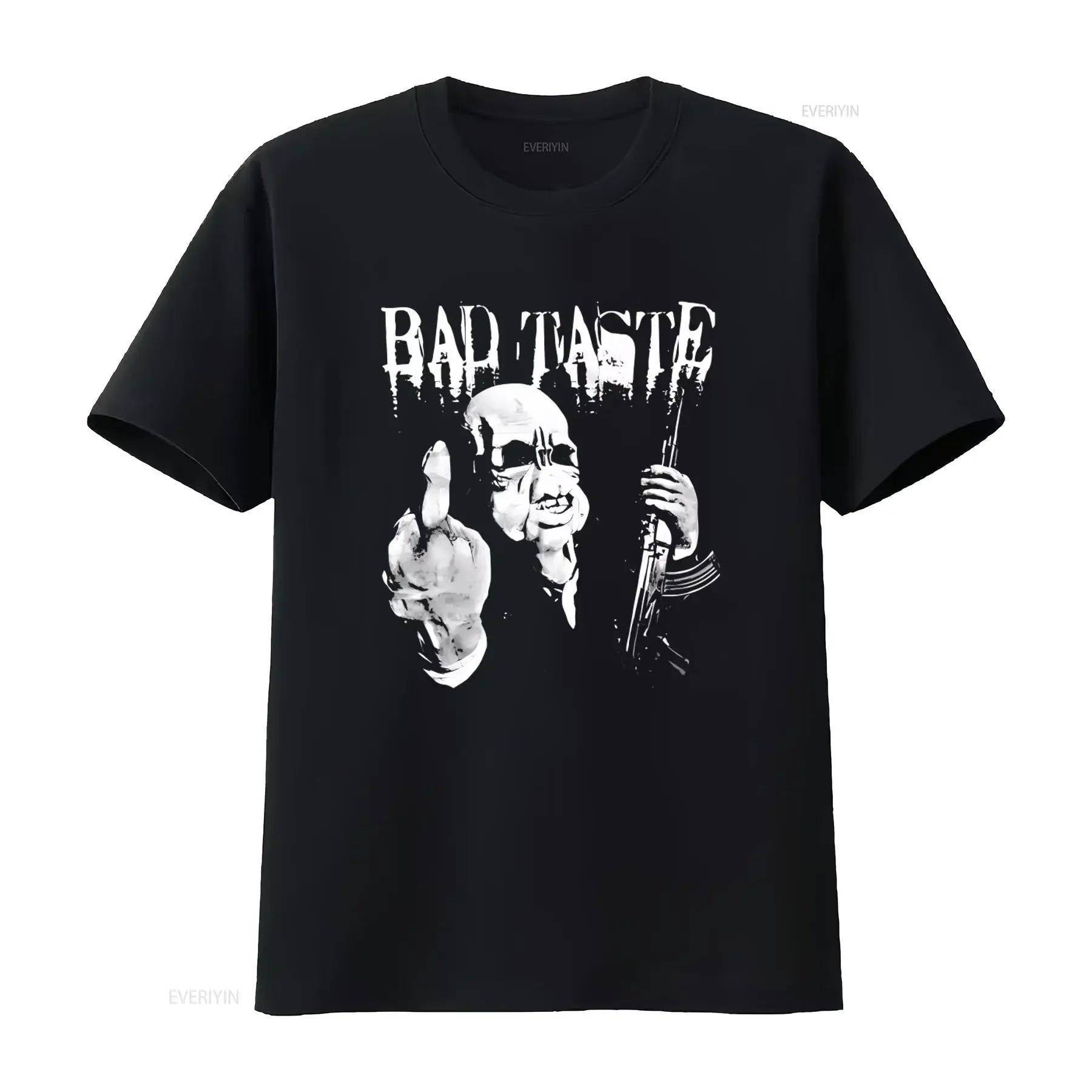 Bad Taste 'Finger' Movie T Shirt for Men Unique Print High Quality Fabric vintage Washed Versatile graphic
