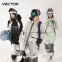 VECTOR Ski Jacke männer und frauen Single Board Doppel Bord Lose Warme Winddicht Wasserdicht Professionelle Ski Jacke