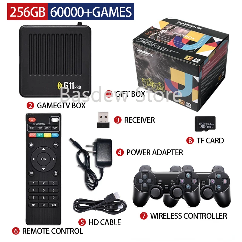 G11PRO game console TV set-top box 4K dual system Android wireless dual G11 game console