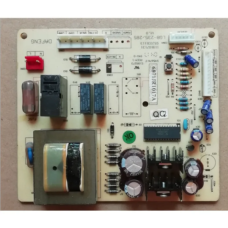 

Для холодильника LG, компьютерная плата, драйвер платы/285 6871JR1017A/B SSJ031113 119107130