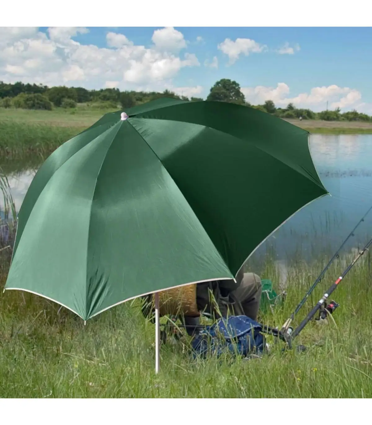 Umbrellas HI green fishing umbrella UV30 200 cm