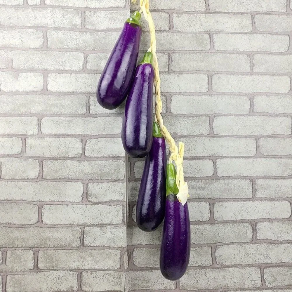 Colorful Artificial Hanging Vegetables String Foam Fake Food Kitchen Decoration