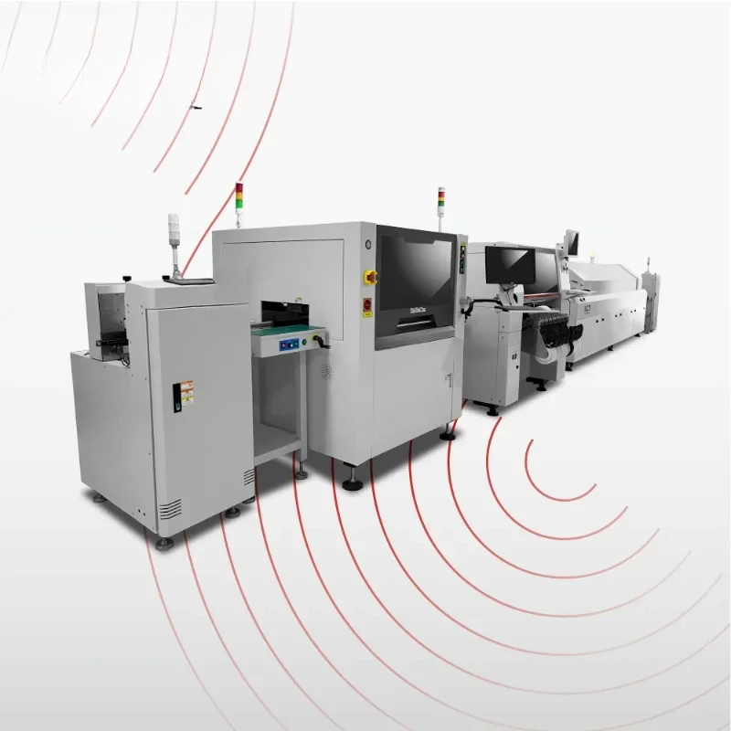 Linha totalmente automática do código SMT do QR da câmera para o telefone celular do disco flash de USB