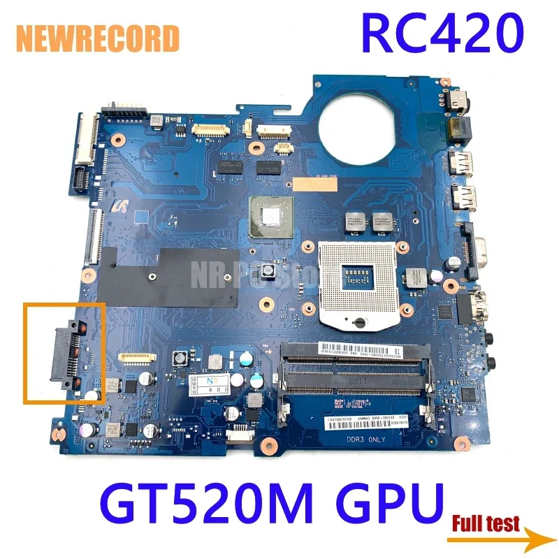 

For SAMSUNG RC420 Laptop Motherboard BA41-01579A BA92-08076A BA92-08076B HM65 GT520M GPU DDR3 Main Board Full Test