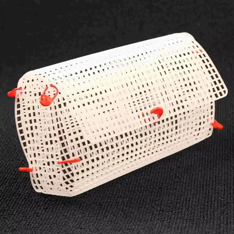 White Mesh Plastic DIY Craft Material, 3pcs