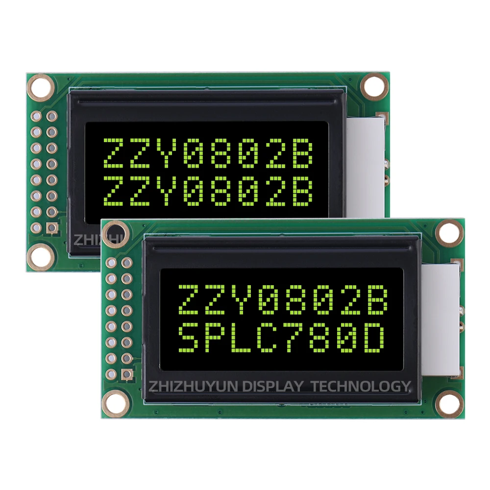 0802b Lcd 8X2 Karakter Lcd-Scherm Btn Zwarte Film Witte Tekst Lcd Display Module Meerdere Talen