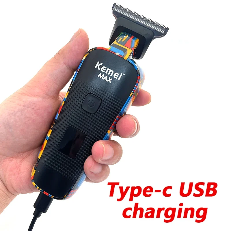 Kemei 헤어 트리머 남성용 수염 트리머 전문 헤어 클리퍼 Electr Razor 헤어 커팅 머신 이발 Electr 면도기