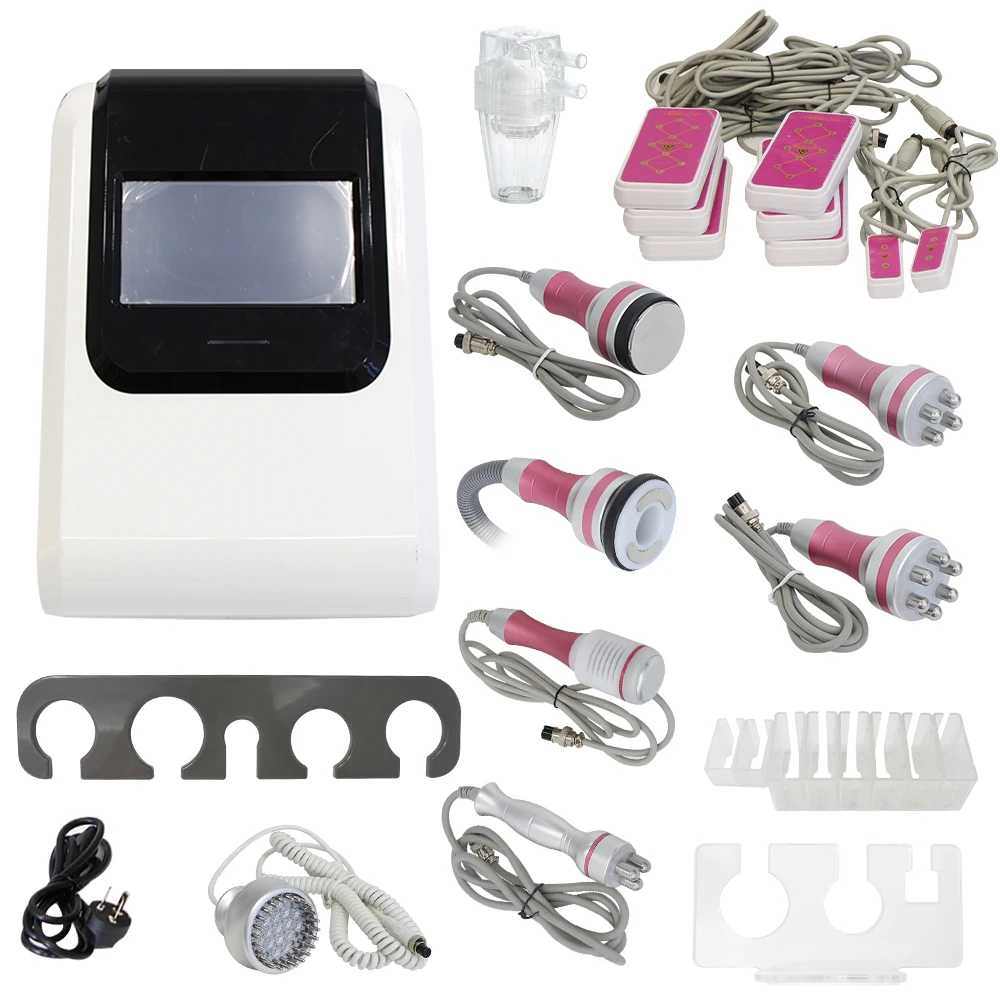 9IN1 80K Cavitation Ultrasonic Body Slimming Machine Vacuum EMS Lipo Laser Beauty Device Face Lifting Skin Tighten Weight Loss