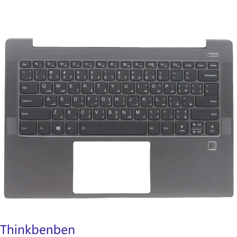 ARA Arabic Grey Keyboard Upper Case Palmrest Shell Cover For Lenovo Ideapad S540 14 14IWL 14IML 14API 5CB0S17222