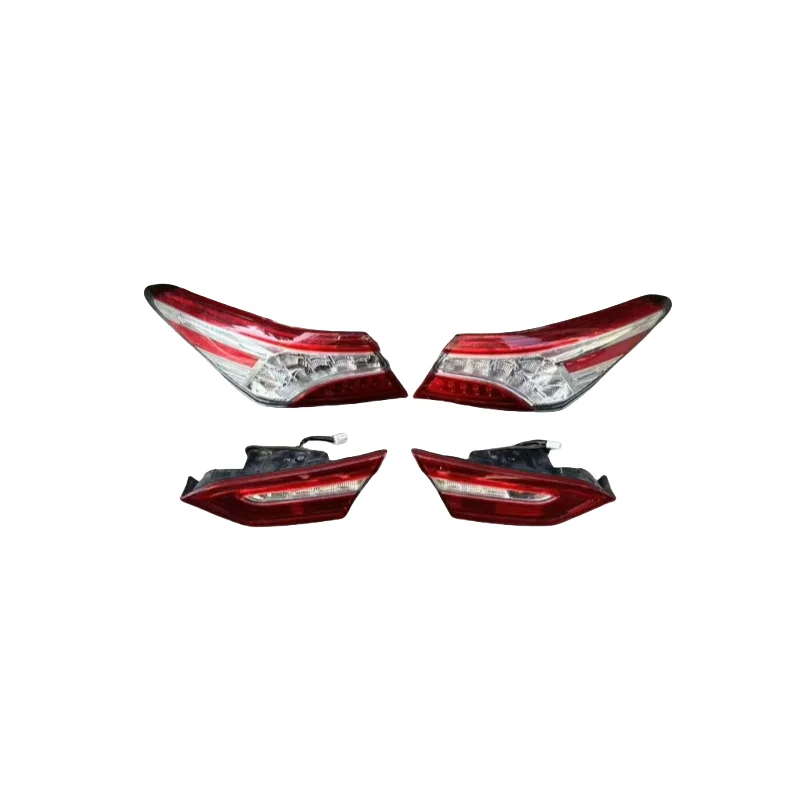 مناسبة للمصابيح الخلفية تويوتا كامري 2021-2023 ، المصابيح الخلفية كامري LED من الجيل الثامن ، أضواء الفرامل ، مستعملة أصلية #4