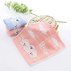 30*30cm Cute Dog Infant Baby Cotton Hand Towel Baby Towel Handkerchief