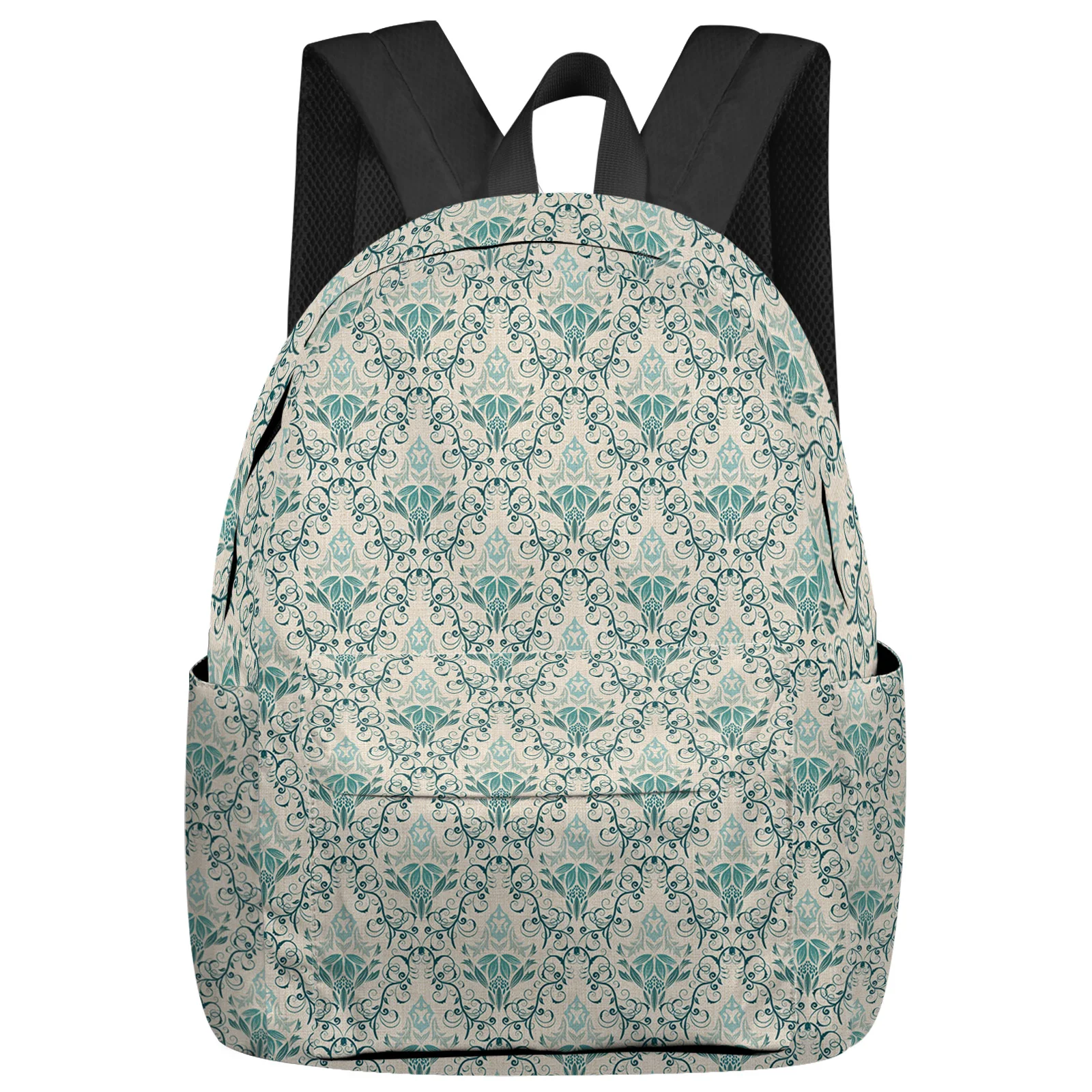 Baroque Retro European Backpack School Bags for Teenagers Girls Students Laptop Bag Women's Casual Travel Backpack