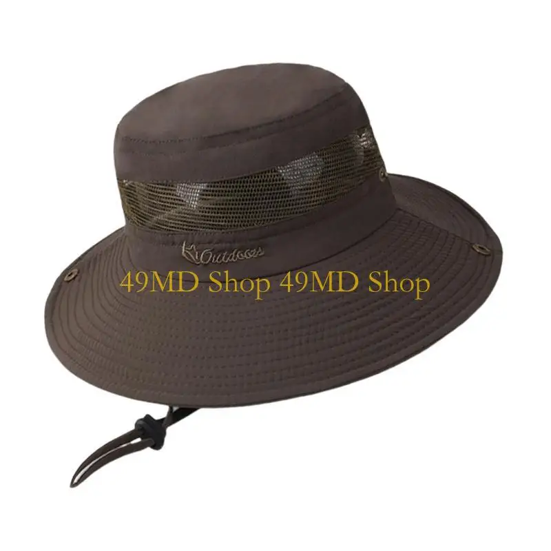 49md-サンシェード漁師帽子バケットハット通気性つば広太陽の帽子サンシェード帽子少年少女ユニセックス男性女性