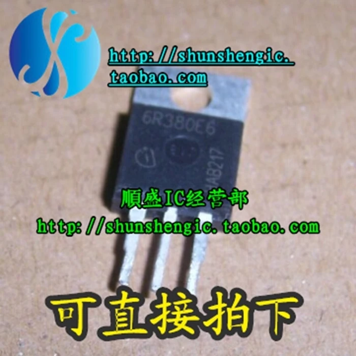 

10pieces IPP60R380E6 6R380E6 TO220-3Pin 600V/30A