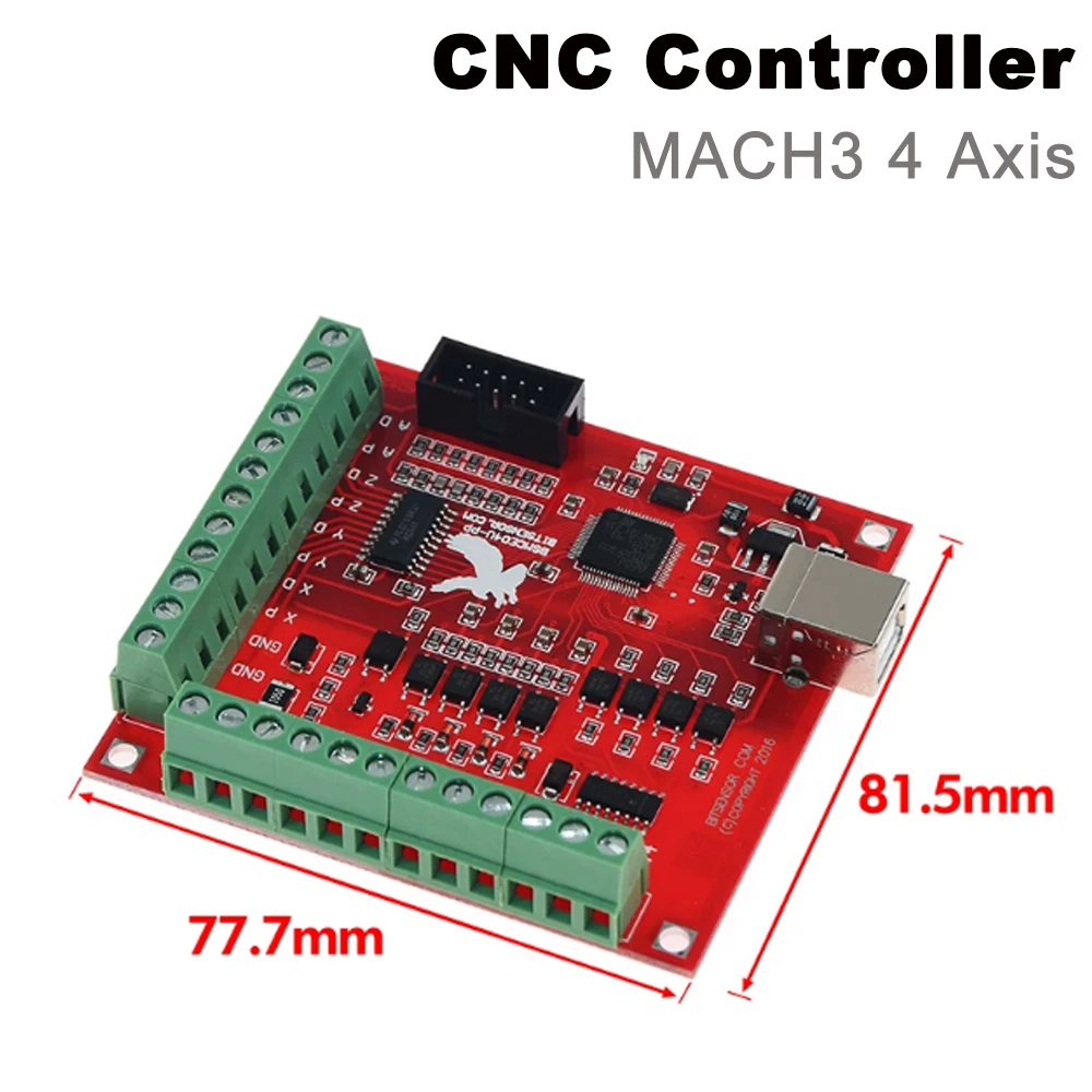 CNC Controller MACH3 System 4 Axis USB / 5 Axis DB25 LPT Motion Card 100Khz Driver Board for Lathe Milling Machine Router